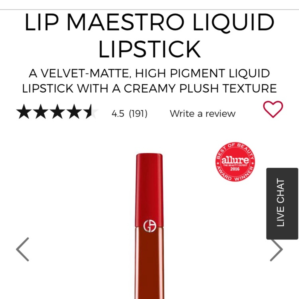 2 Giorgio Armani Lip Maestro